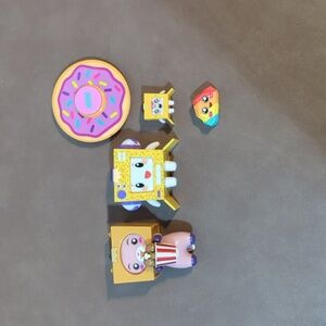 Lankybox Lot Of Mystery Figures Mini Figures Rare Rainbow Rocky Foxy Boxy DJboxy